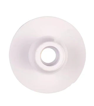 Y-Tex Female Button, White, 25 count