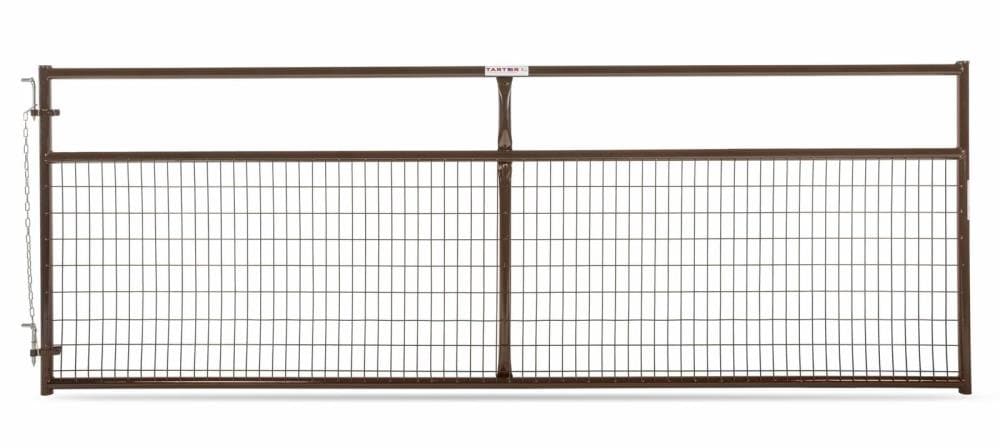 Tarter-Wire Filled Gate- Brown- 16 Ft
