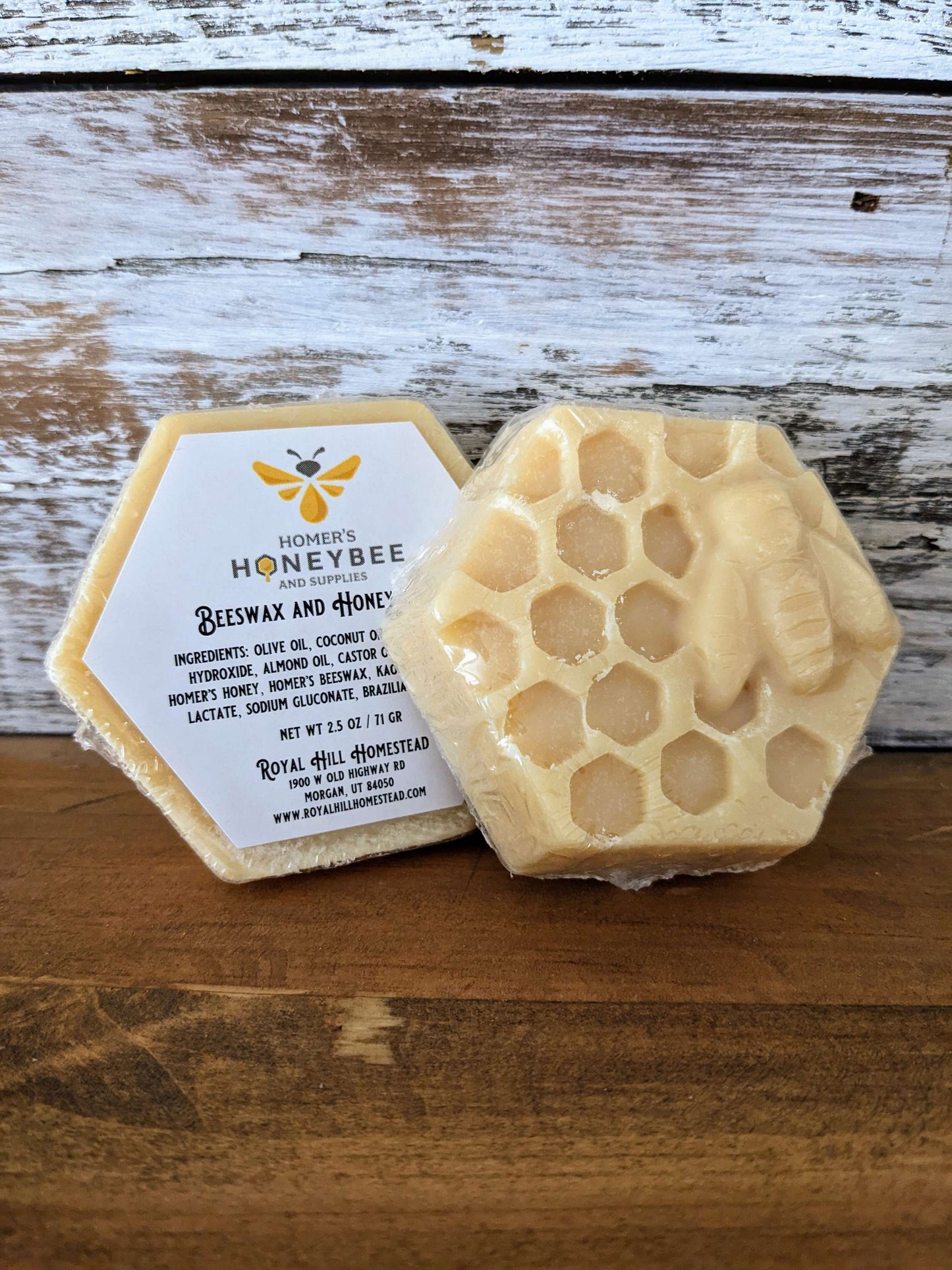 Homer's Beeswax & Honey Soap Bar
