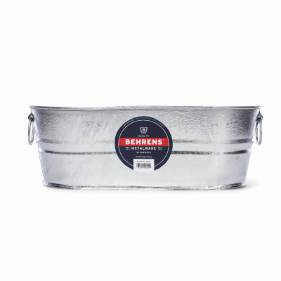 Behrens Galvanized Oval Tub, 4Gal