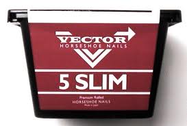 Vector Horseshoe Nails, 5 Slim, 100 count