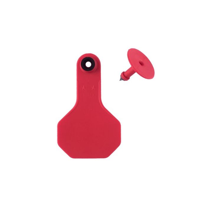 Y-TEX FEMALE BUTTON RD (25CT)