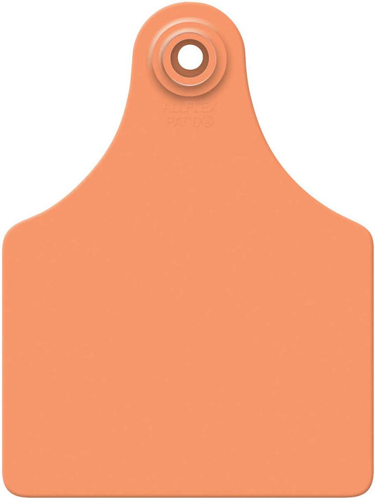 All Flex Blank Large Female Tags, Orange