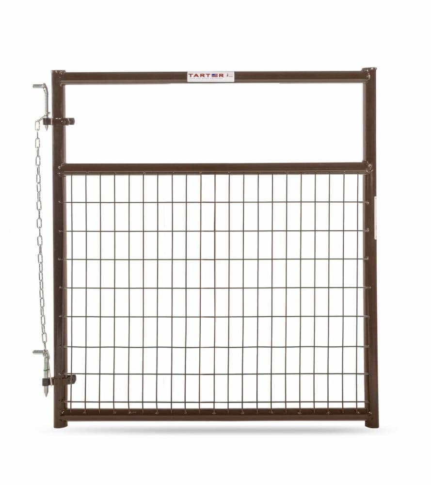 Tarter-Wire Filled Gate-Brown- 4 Ft