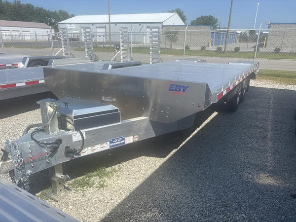 EBY 2023 20' X 102" Bumper-Pull Deck-Over Flatbed Trailer