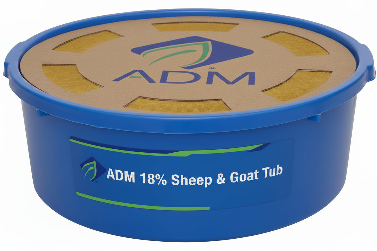 ADM 18% Sheep & Goat Tub, 125lbs