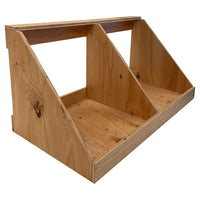 Double Hole Wood Nesting Box