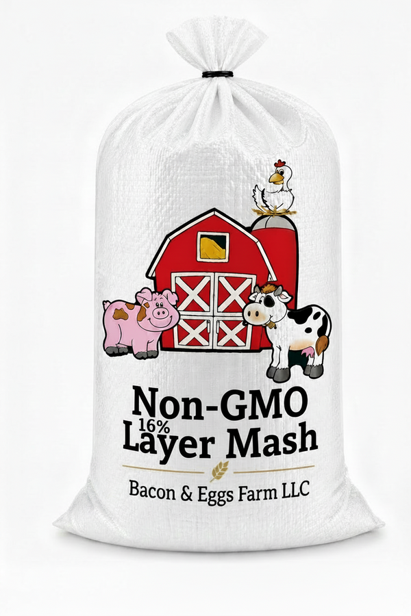 B&E Non-GMO 16% Layer Mash, 50lbs