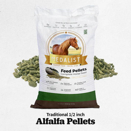 Medalist Alfalfa Pellets, 50lb Bag