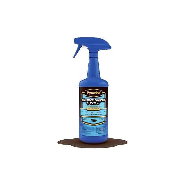 Pyranha Spray & Wipe Fly Spray, 1 Qt.