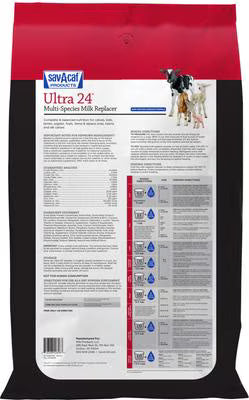 Sav-A-Caf Ultra 24 Multi-Species Milk Replacer, 8lb bag