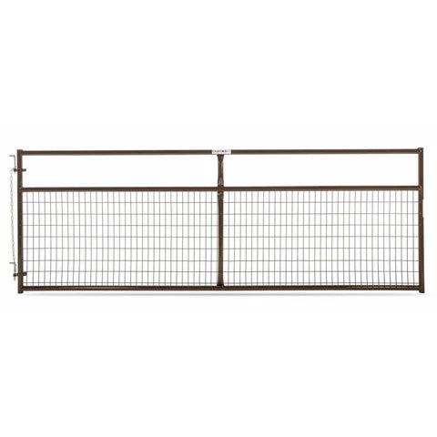 Tarter- Wire Filled Gate- Brown- 14 Ft