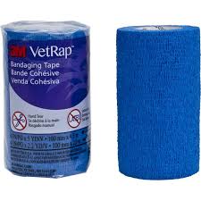 3M Blue Vet Wrap, 4"x 5yd
