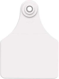 All Flex Blank Large Female Tags, White