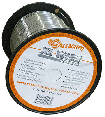 XL Aluminum Wire Roll, 1/4 mile, 14GA