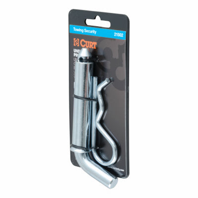 CURT 1/2" Hitch Pin with 5/8" Adapter Sleeve, Zinc