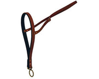Roper Noseband - 1" Harness Leather, Brass Hardware