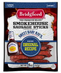 Bridgford Sweet Baby Rays Smokehouse Sausage Sticks