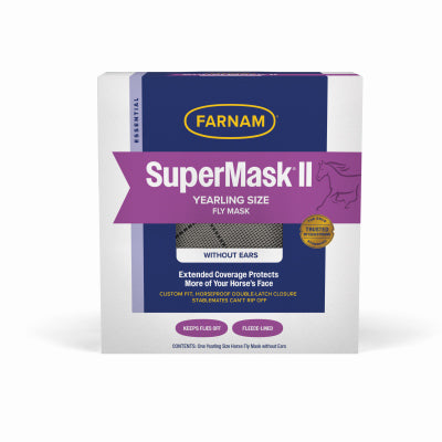 SuperMask II Yearling Horse Fly Mask without Ears