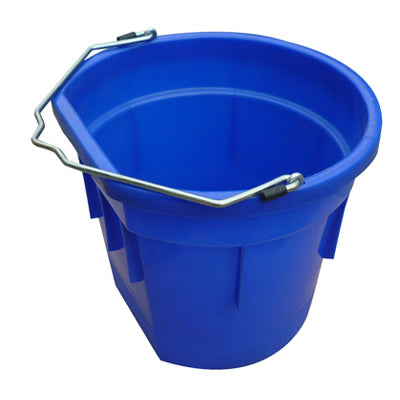 Master Rancher Blue Flat-Sided Bucket, 20Qt