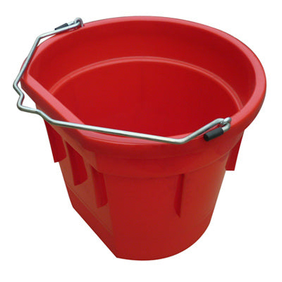 Master Rancher 20 Qt Flat Sided Utility Bucket, Red