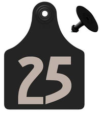 All Flex Maxi Female Tags, Black, #1-25