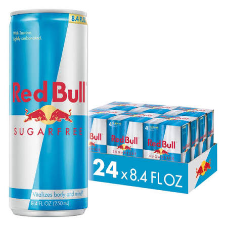 Sugar Free Redbull Can, 8.4oz