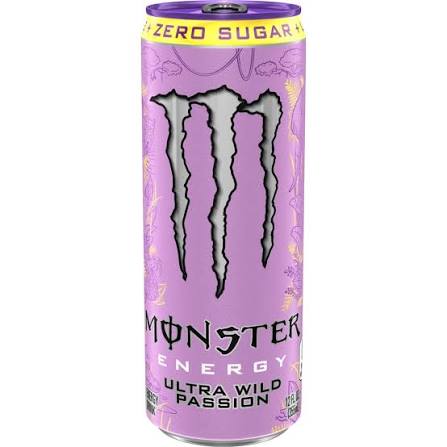Monster Ultra Wild Passion, Zero Sugar Can, 12 fl oz