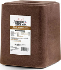 American Stockman Big 6 "Trace" Mineral Block, 50lb