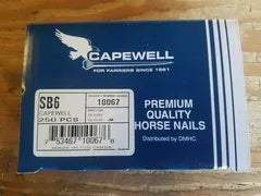 Capewell 6 Slim Blade Horseshoe Nails, 250ct