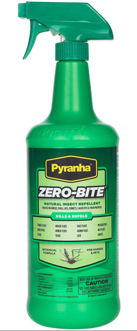 Pyranha Zero-Bite Natural Fly Spray, 1 Qt.